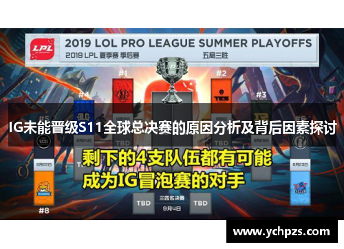 IG未能晋级S11全球总决赛的原因分析及背后因素探讨